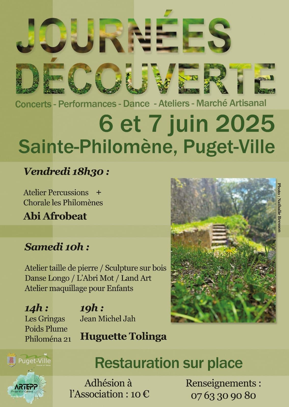 JOURNÉES DECOUVERTE 2ÈME ÉDITION SAINTE PHILOMÈNE